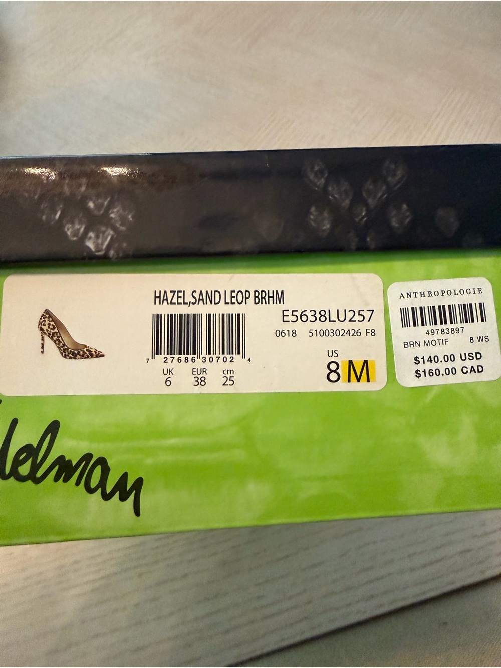 Sam Edelman Leopard-Print Pointed Toe Pumps - Tan/Black - Picture 5 of 5